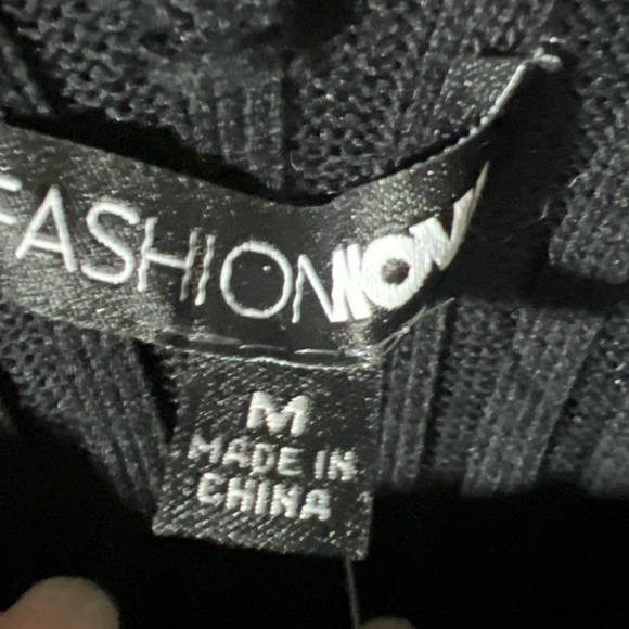 Fashion nova Elegant Black Ribbed Dress - Picture 2 of 3